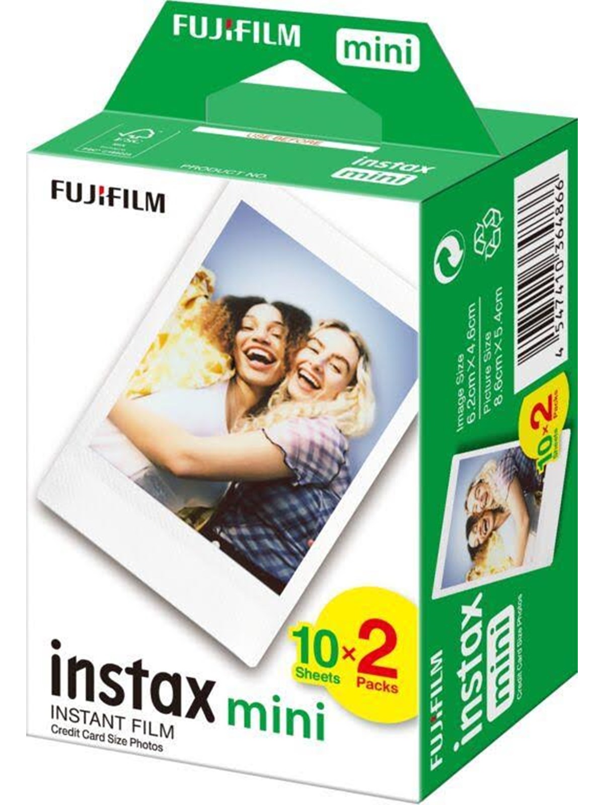 Fujifilm INSTAX Mini film - 20 stykker, Fotofilm