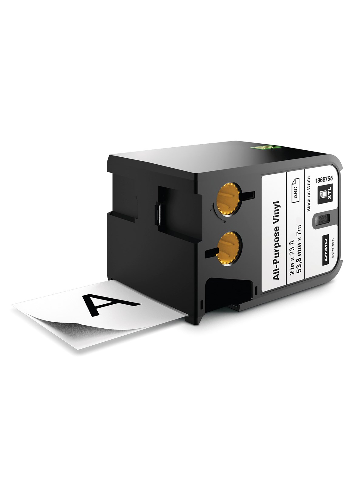 DYMO XTL tape vinyl | sort på hvid | 54mm x 7m, Fotopapir