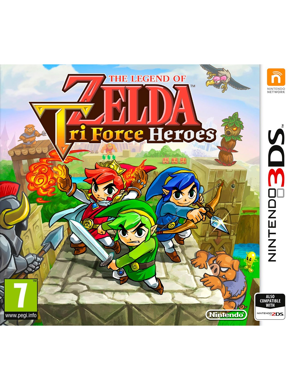 The Legend of Zelda: Tri Force Herøs - Nintendo 3DS - Action