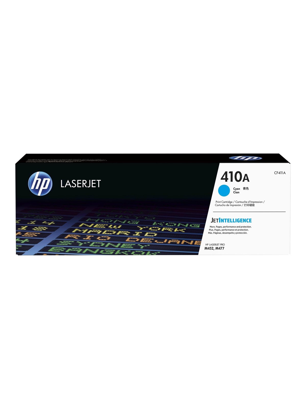 HP 410A / CF411A Cyan Toner, Printerpatron Og Toner