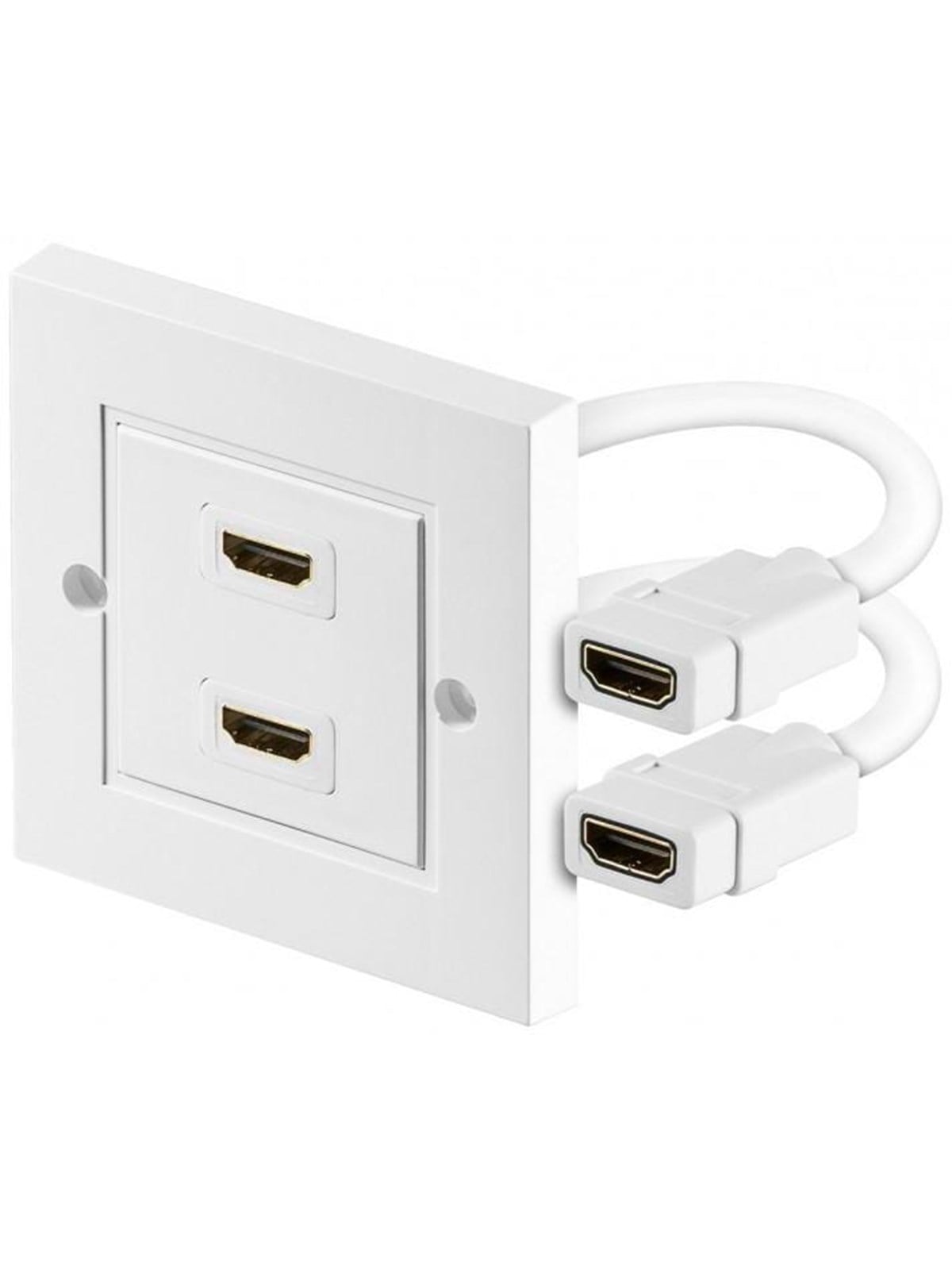 Pro HDMI wall socket - 2 ports, Kabel
