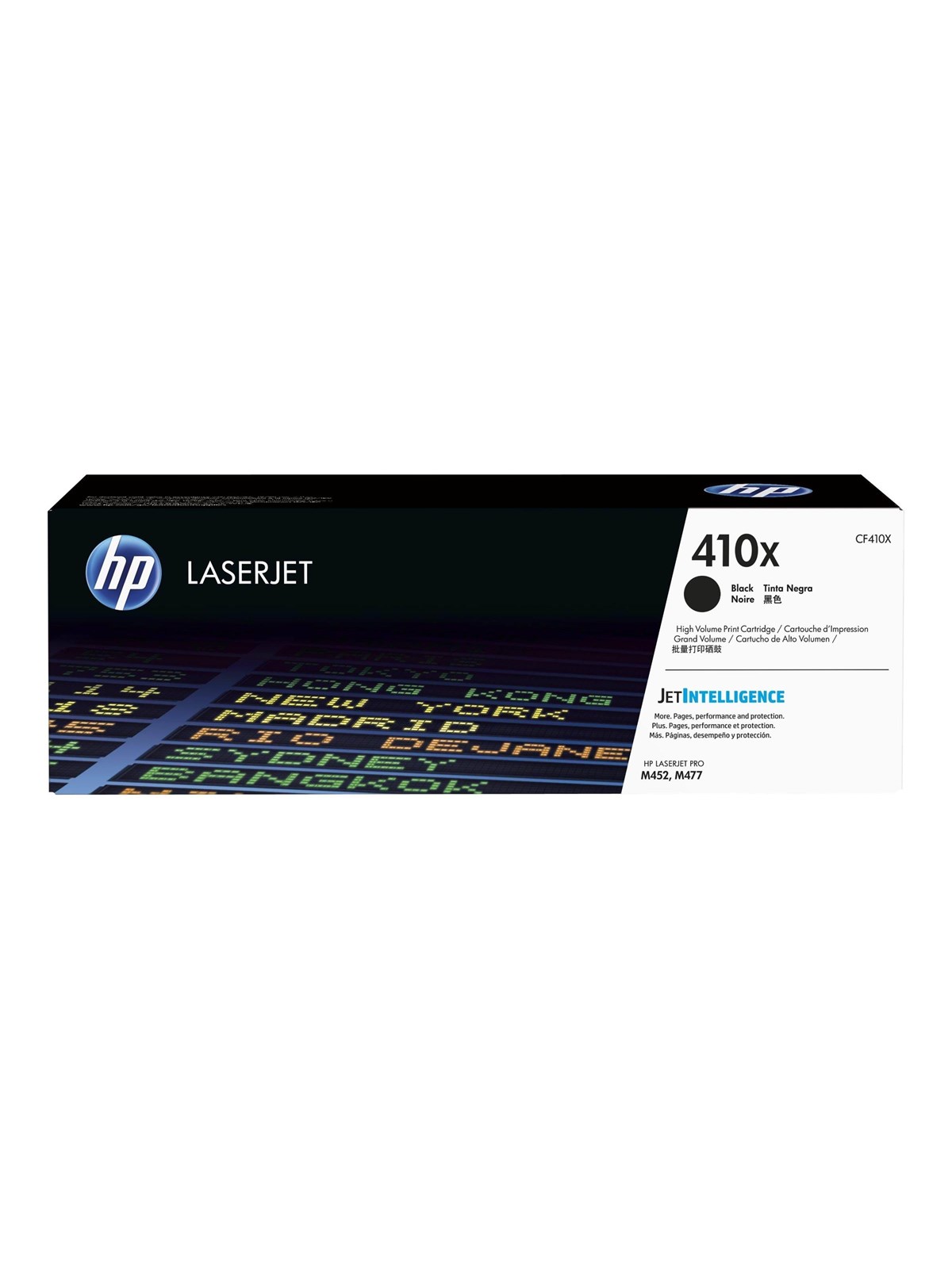 HP 410X / CF410X High Capacity Black Toner, Printerpatron Og Toner
