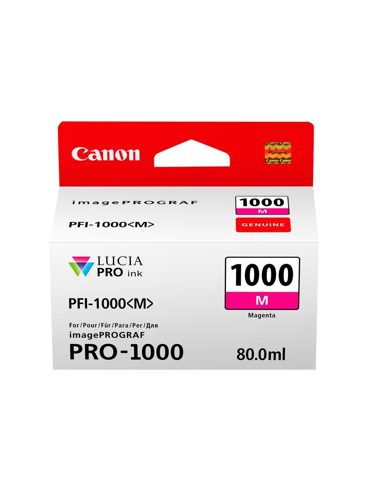 Canon PFI-1000 /0548C001 Magenta, Printerpatron Og Toner