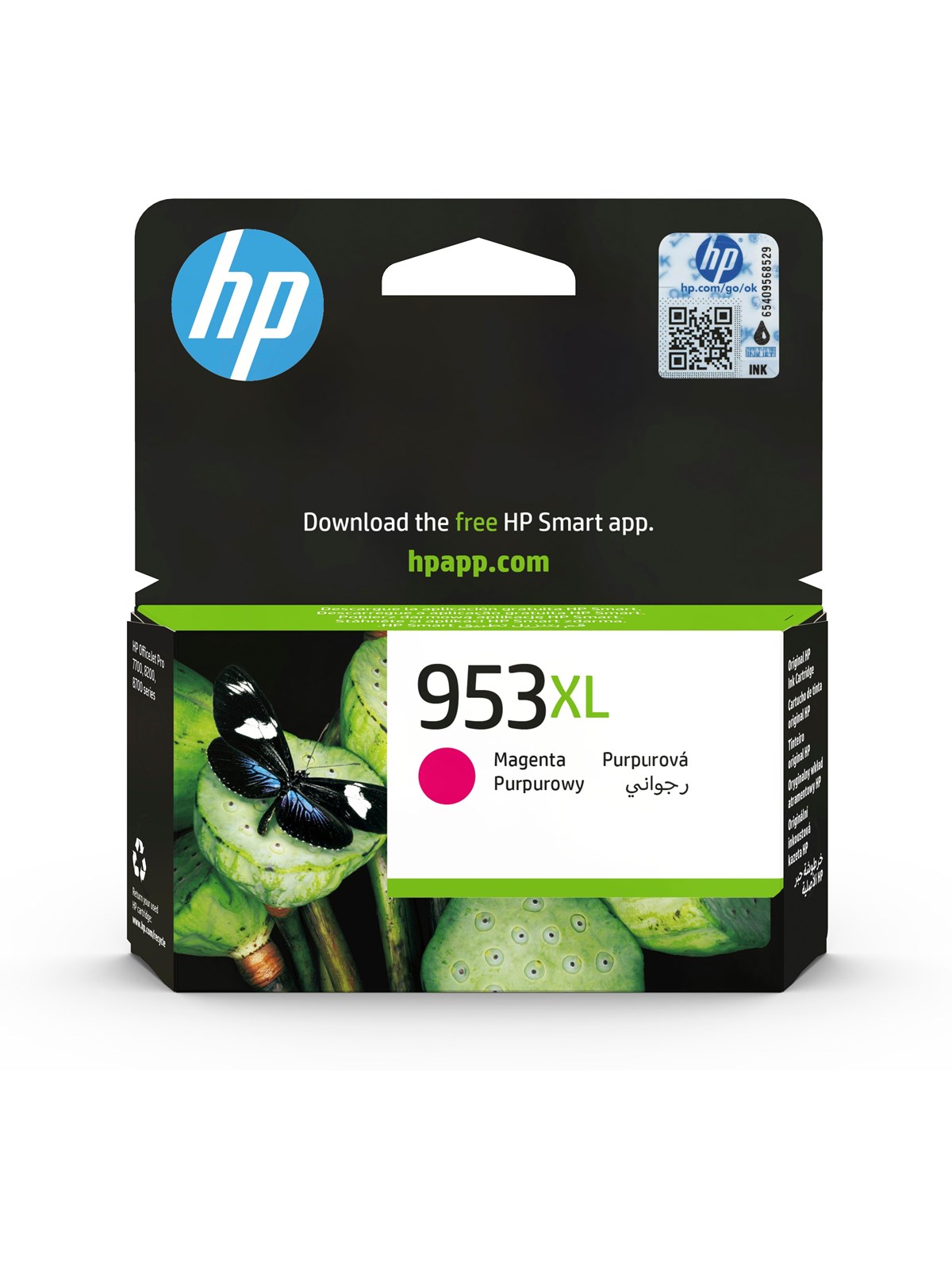 HP 953XL / F6U17æ High Capacity Magenta Ink, Printerpatron Og Toner