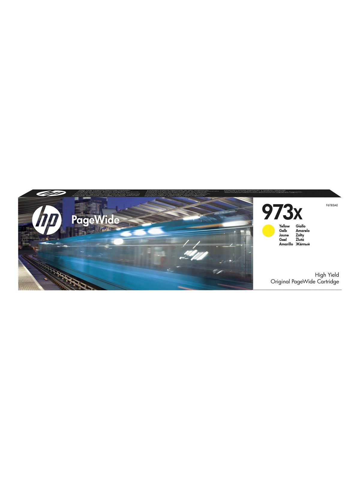 HP 973X / F6T83æ High Capacity Yellow Ink, Printerpatron Og Toner