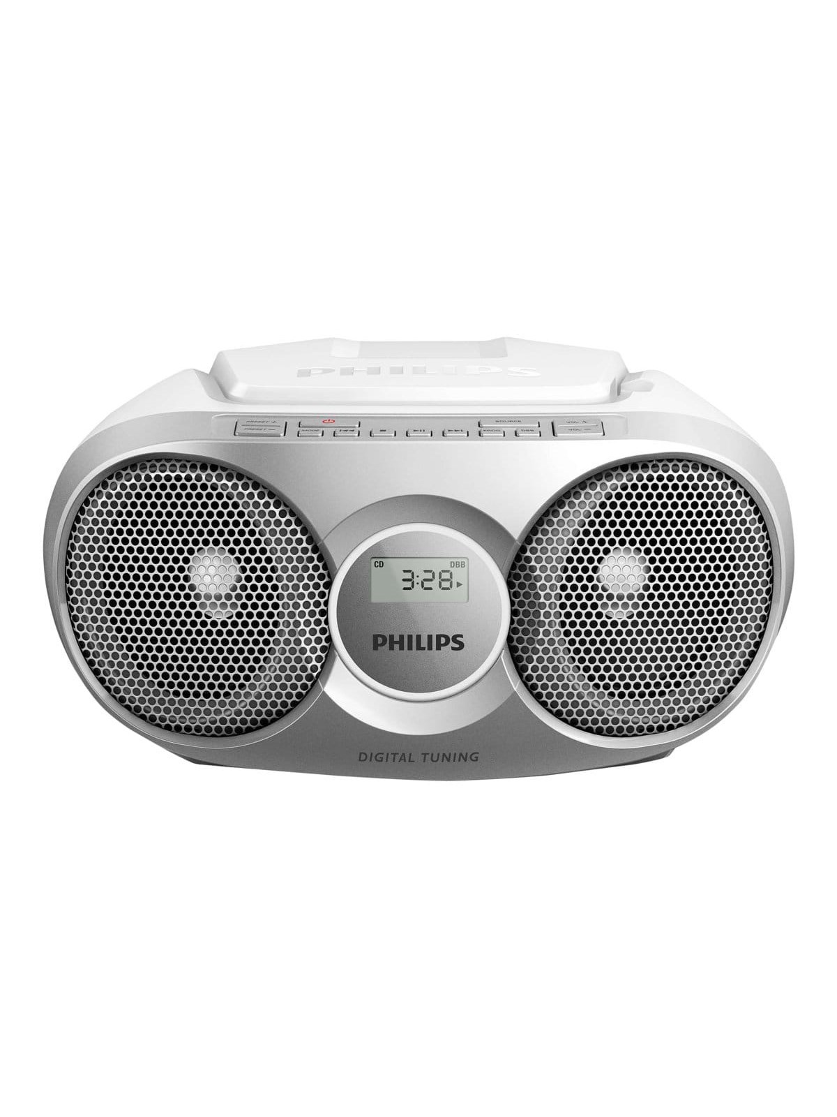 Philips CD Soundmachine AZ215S - FM - Stereo - Sølv, Radio