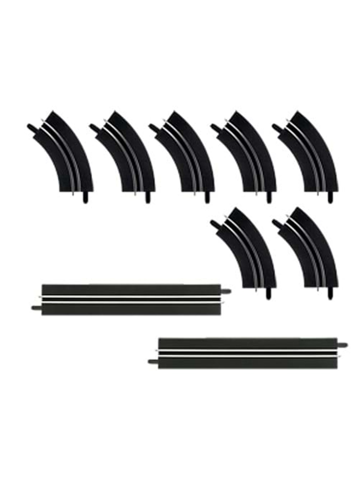 Carrera Digital 143 Single-Lane Bends / Straight section Extension Set, Racerbane