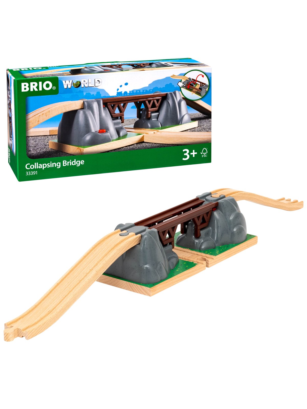 Brio 33391 Kollapsende bro, Brio Tog
