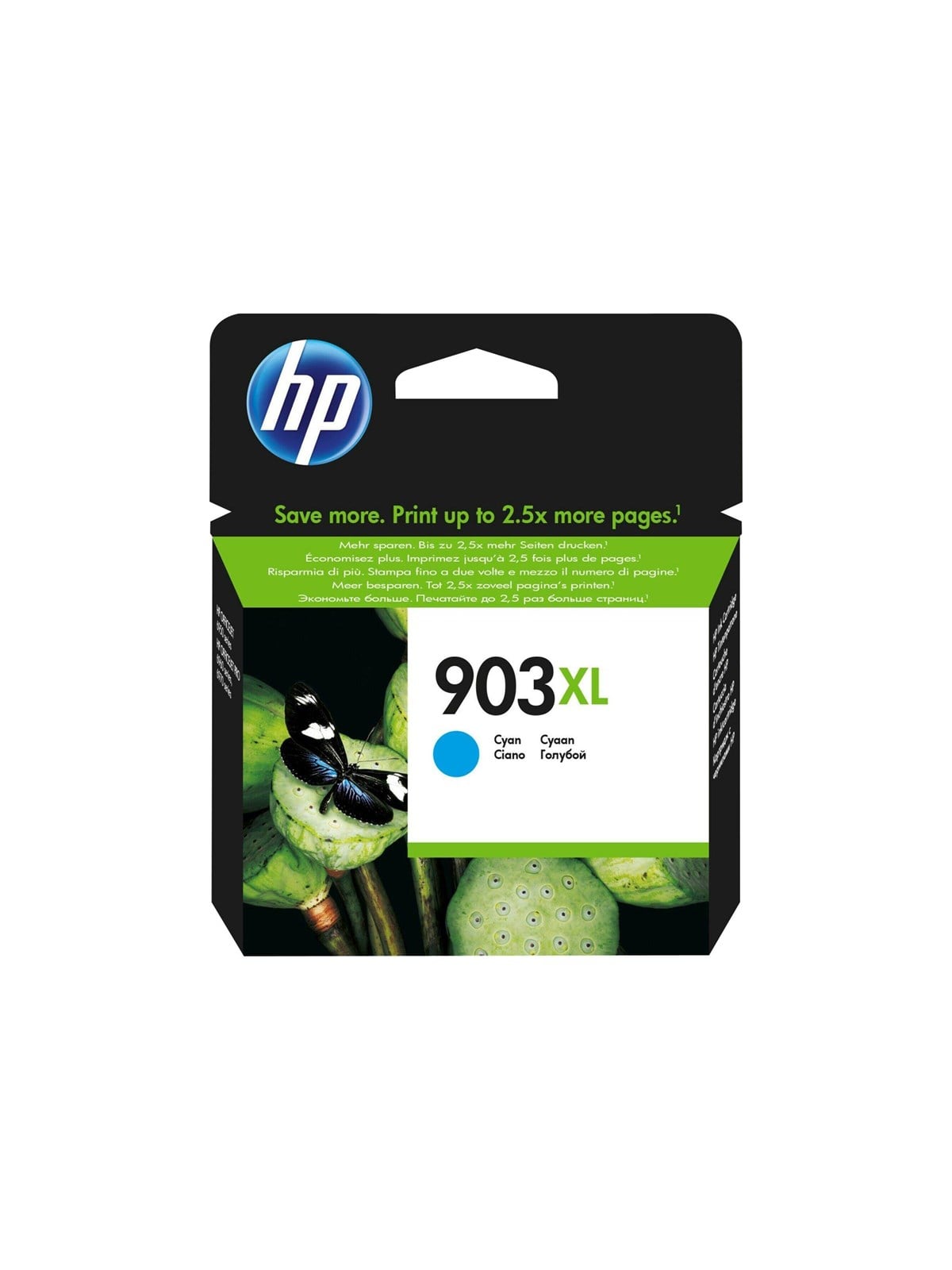 HP 903XL / T6M03æ High Capacity Cyan Ink, Printerpatron Og Toner