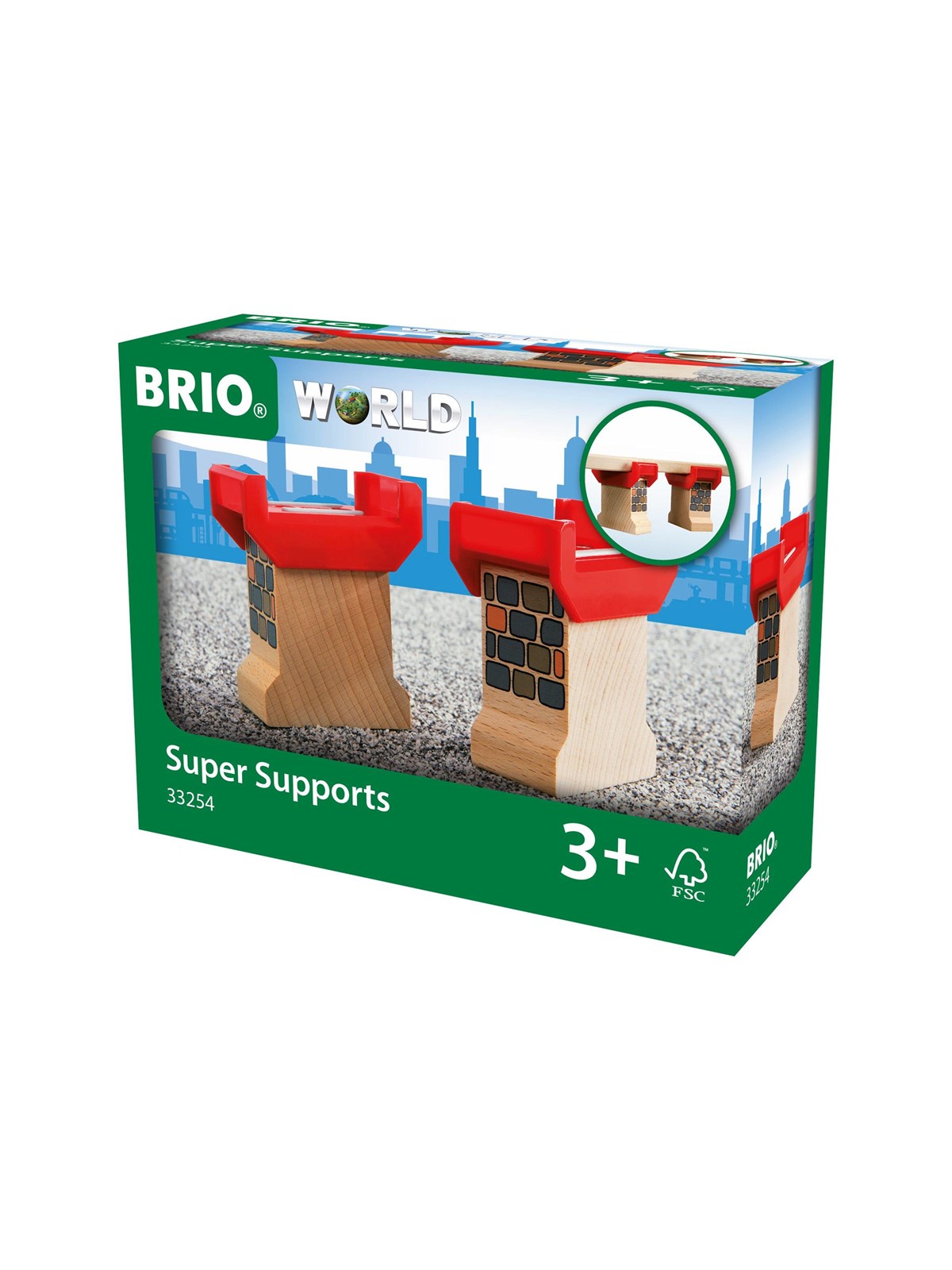 Brio 33254 Bropiller, røde, Brio Tog