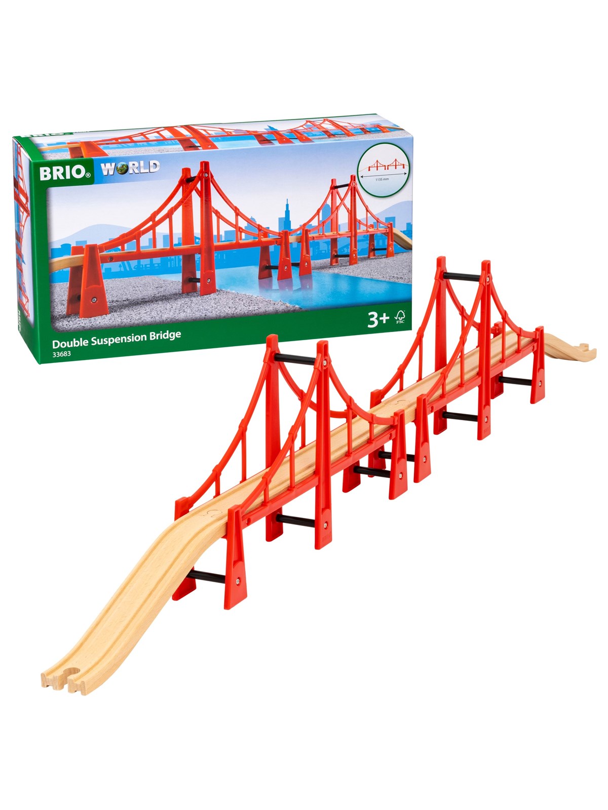 Brio 33683 Hængebro, lang, Brio Tog