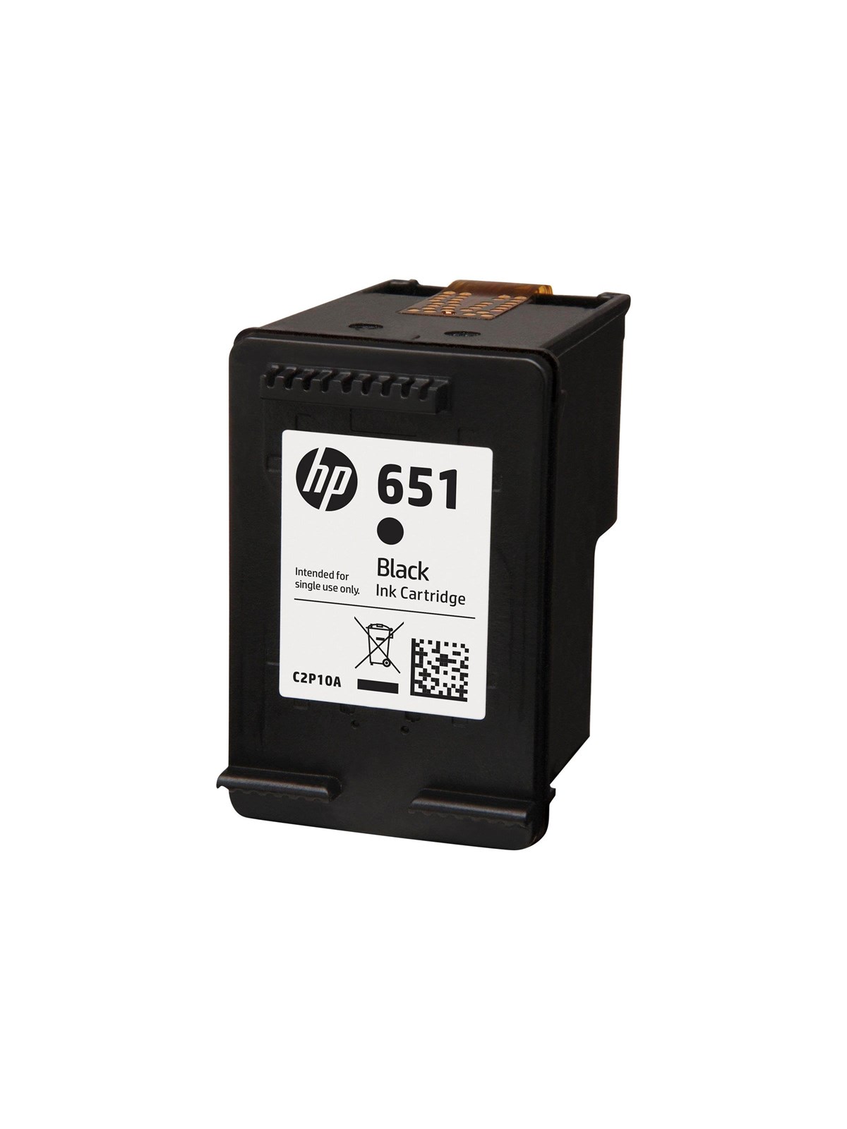 HP 651 / C2P10æ - Black ink, Printerpatron Og Toner