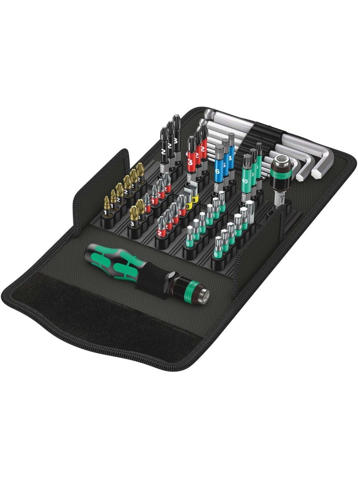 Wera Kraftform Kompakt 100, 52 dele, Bor Og Bits