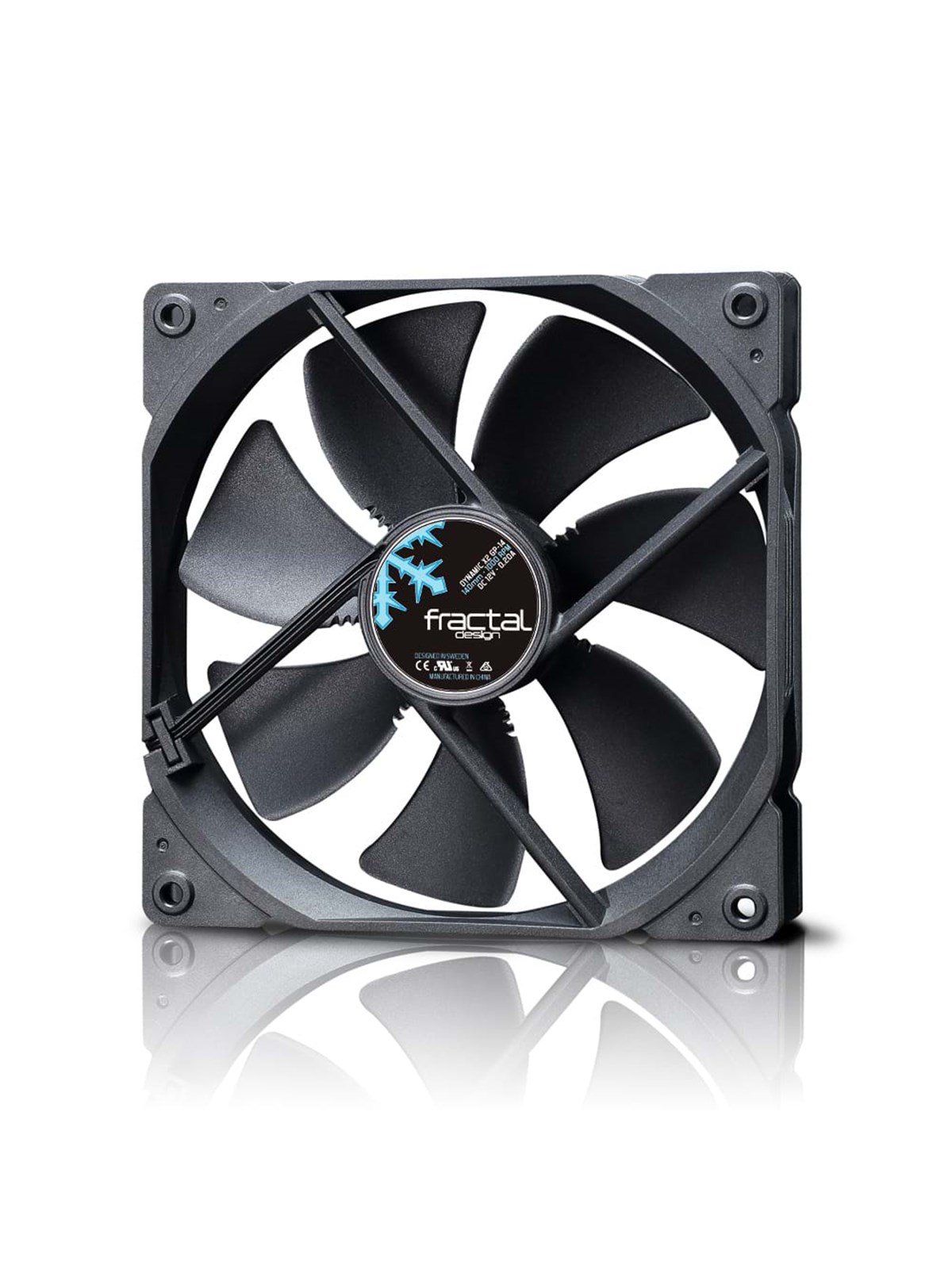 Fractal Design Fan Dynamic X2 GP-14 - Kabinet køler - 140mm - Sort - 18 dBA