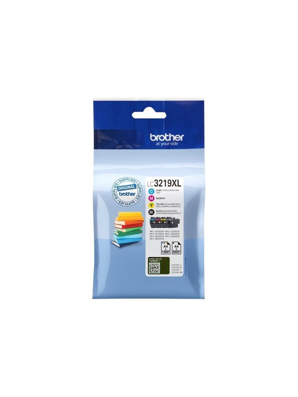 Brother LC 3219XL Value Pack (Yellow Black Magenta Cyan), Printerpatron Og Toner