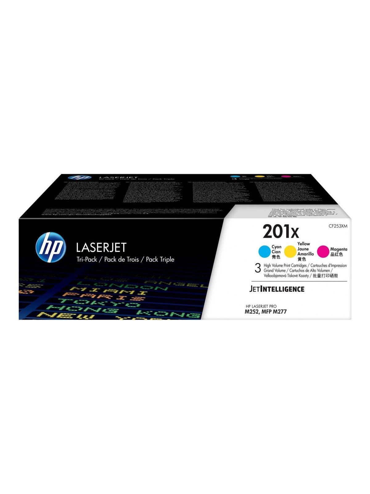 HP 201X / CF253XM 3-Pack High Capacity, Printerpatron Og Toner