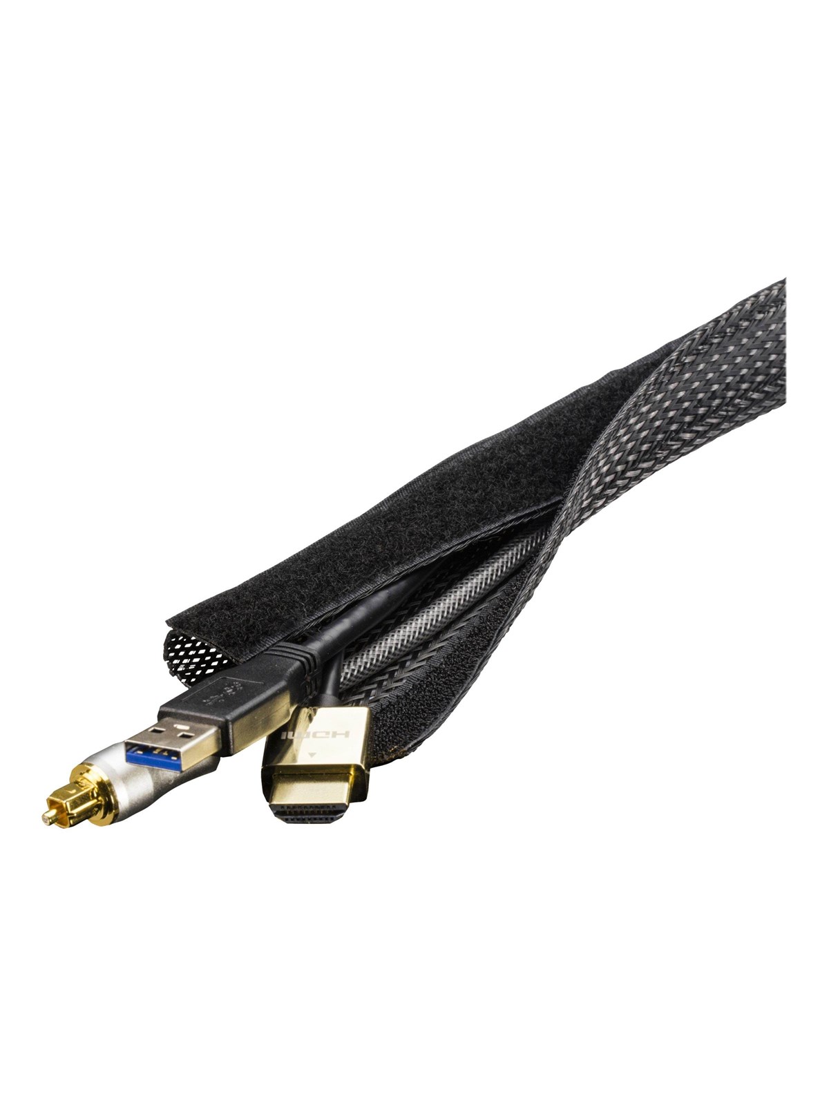 Deltaco Cable Wrap 5m, Kabel Organisering