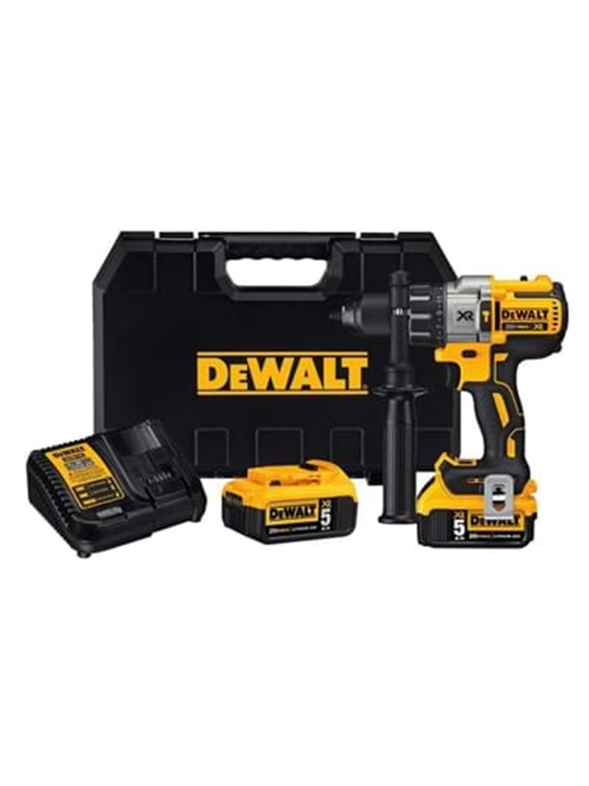 Dewalt 18V XR XRP Hammer Drill Driver - 2 x 5Ah, Skruemaskine