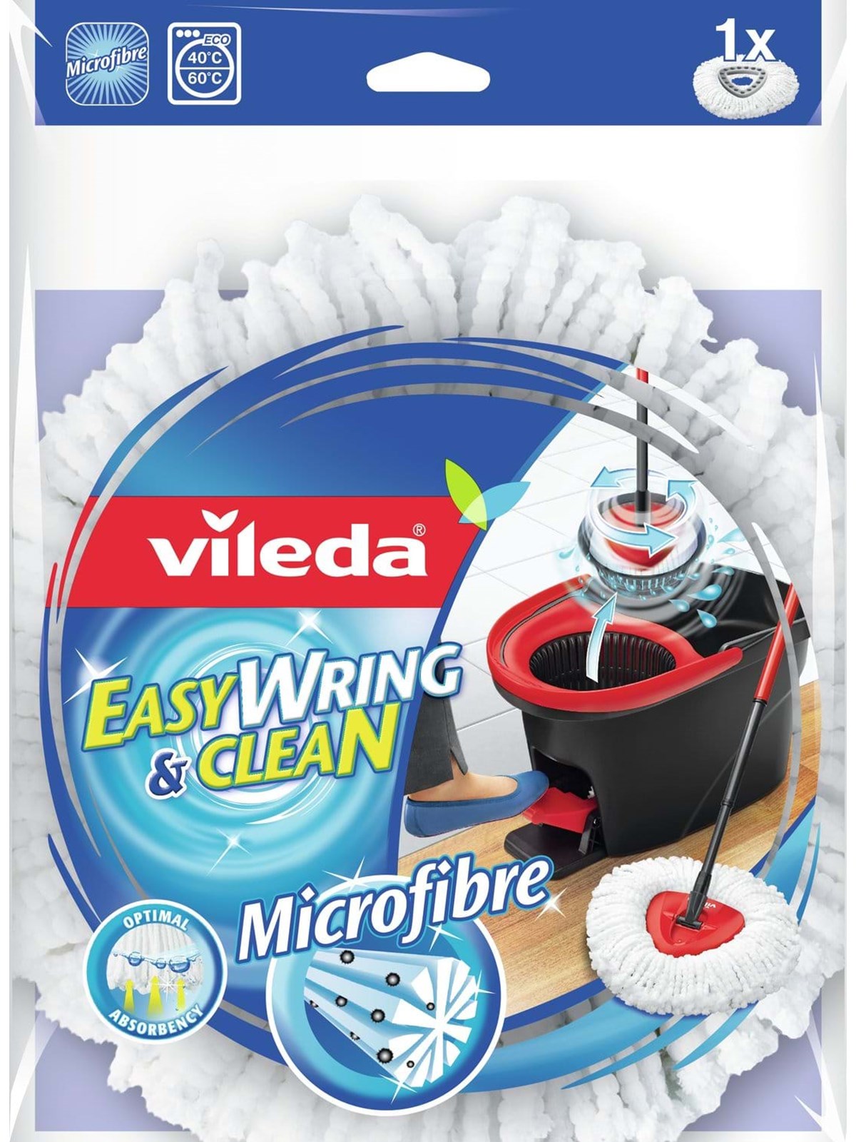Vileda Professional Easy Wring & Clean Extra Mophead, Rengøring