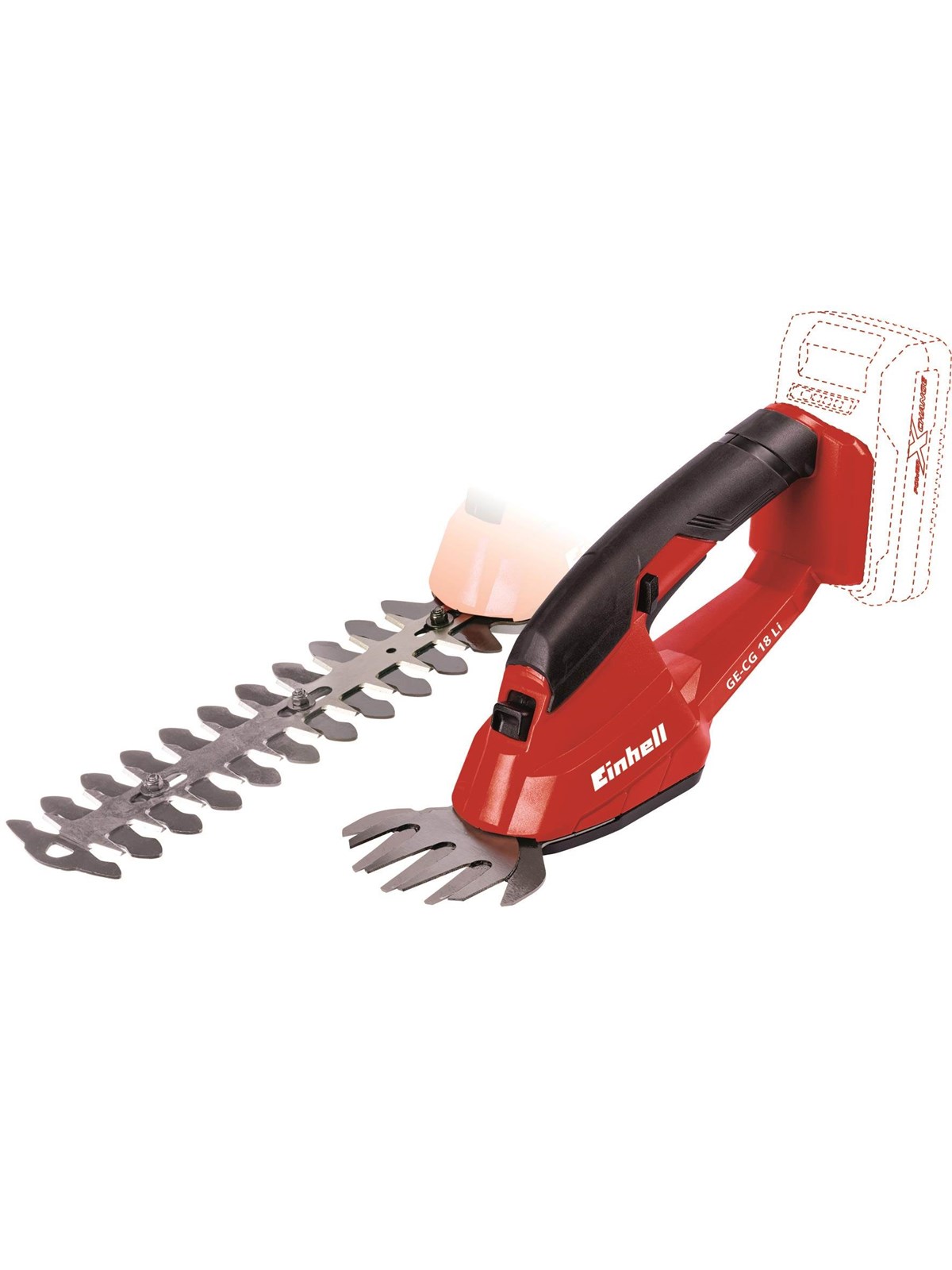 Einhell GE-CG 18 Li akku kantklipper/-hækketrimmer 18V u/batteri og lader