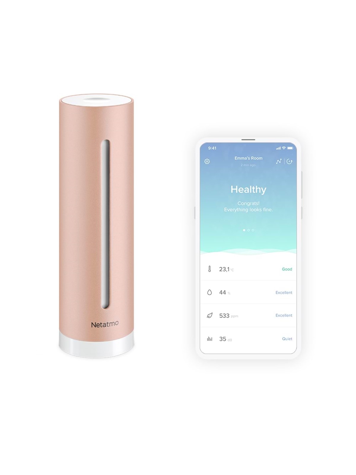 Netatmo Smart Indendørs Luftkvalitetsmåler, Smart Home