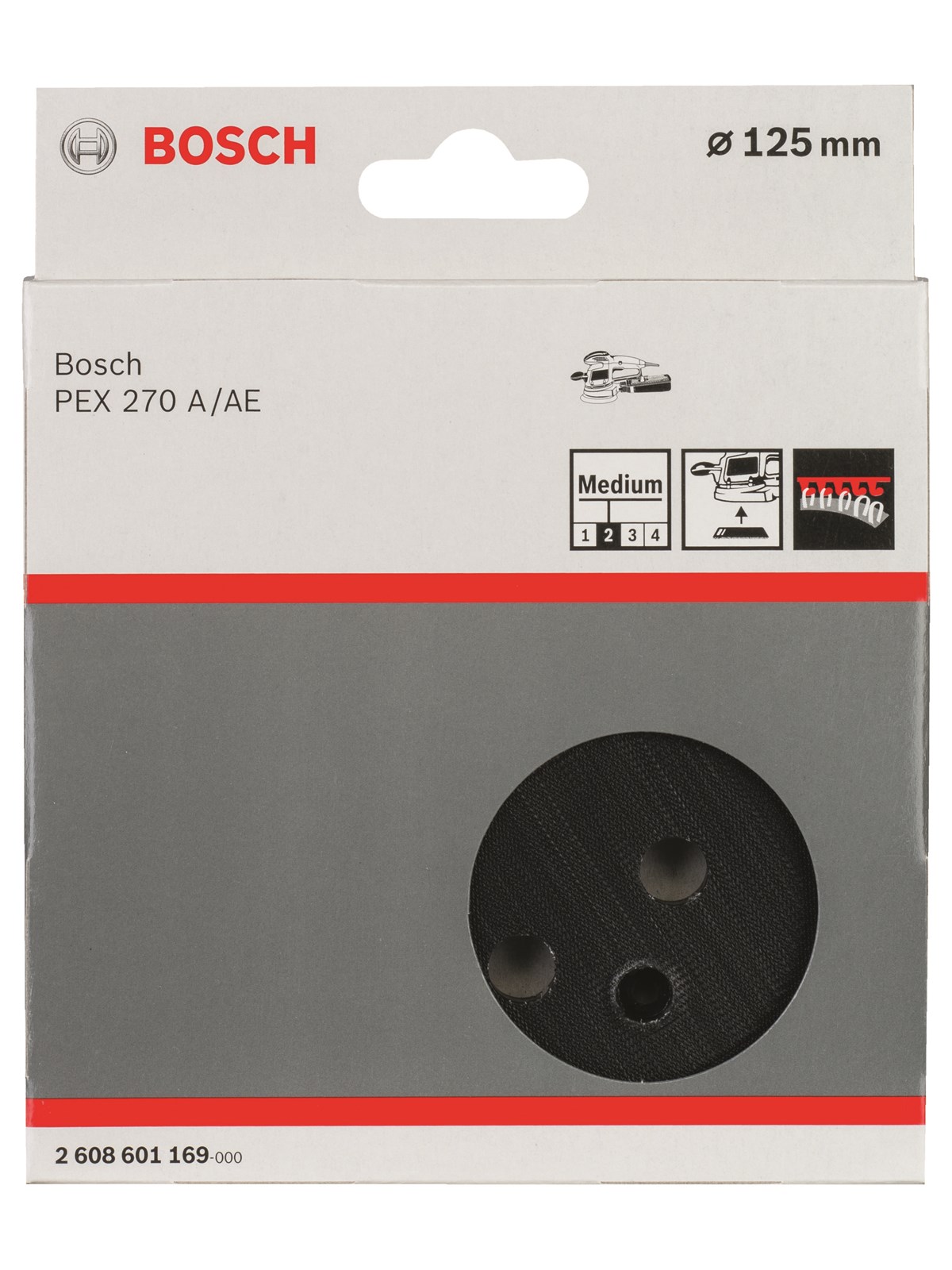 Bosch Slibetallerken, Slibemaskine