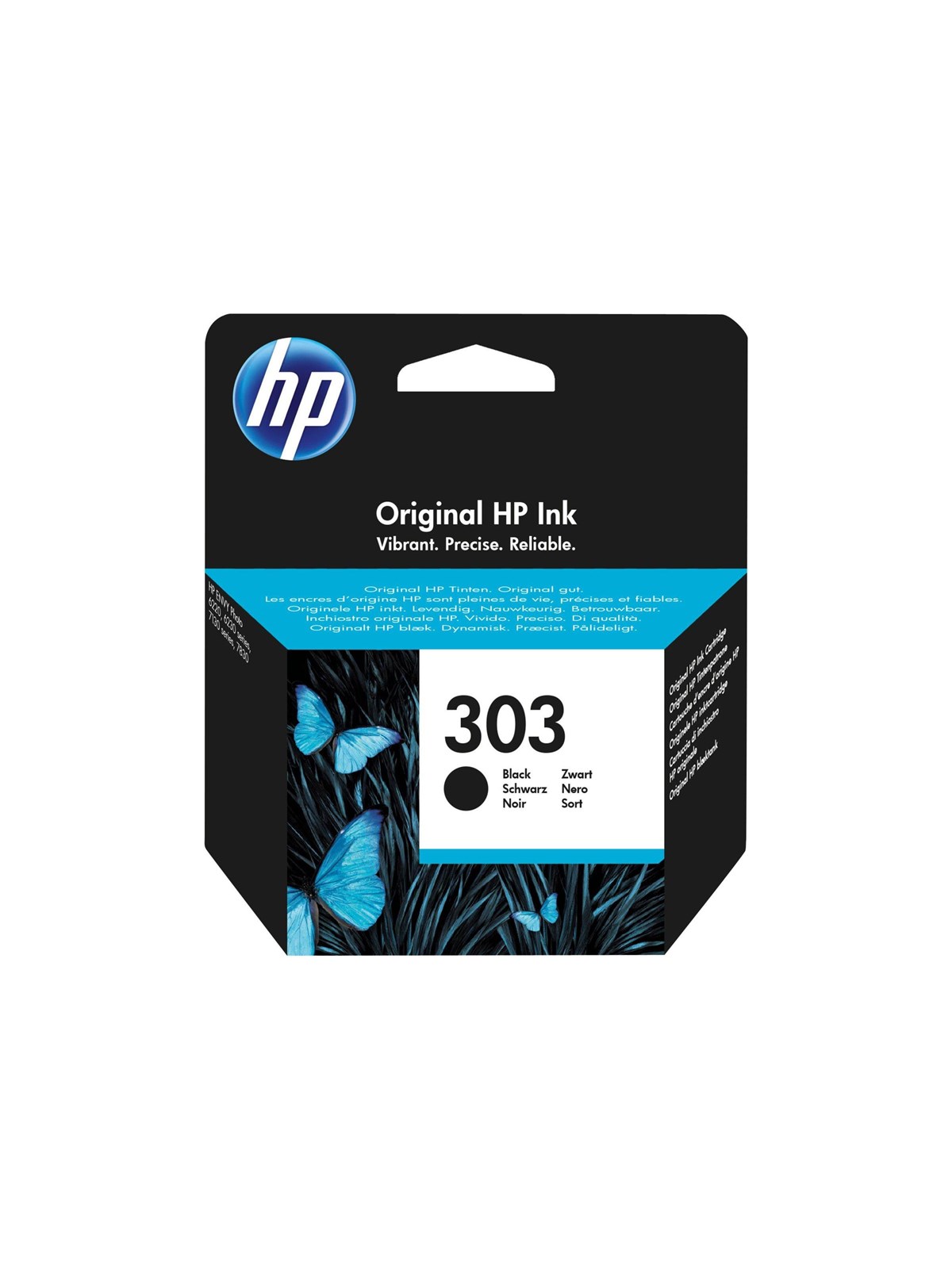 HP 303 / T6N02æ Black Ink, Printerpatron Og Toner