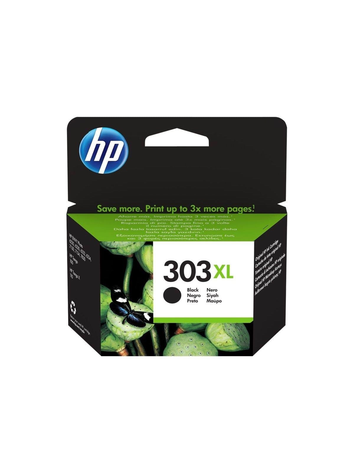 HP 303XL / T6N04æ High Capacity Black Ink, Printerpatron Og Toner