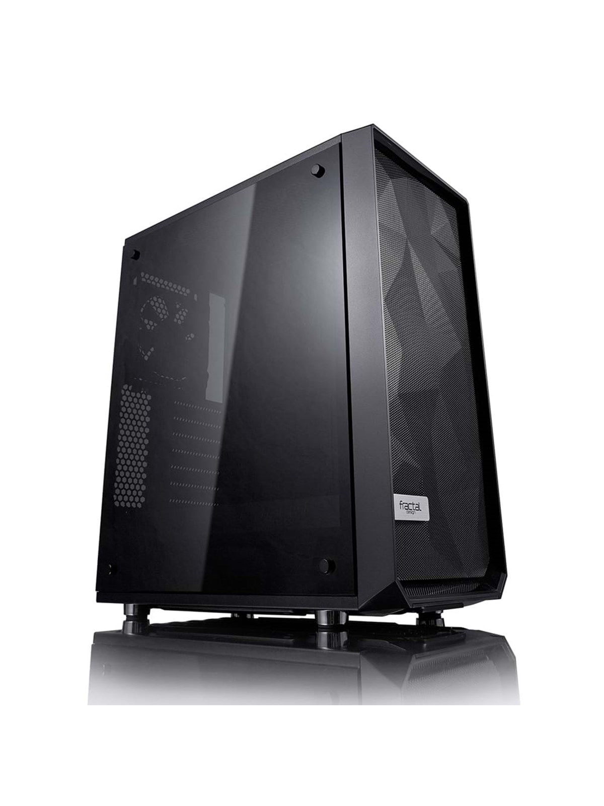 Fractal Design Meshify C TG - Black - Kabinet - Miditower - Sort, Kabinet