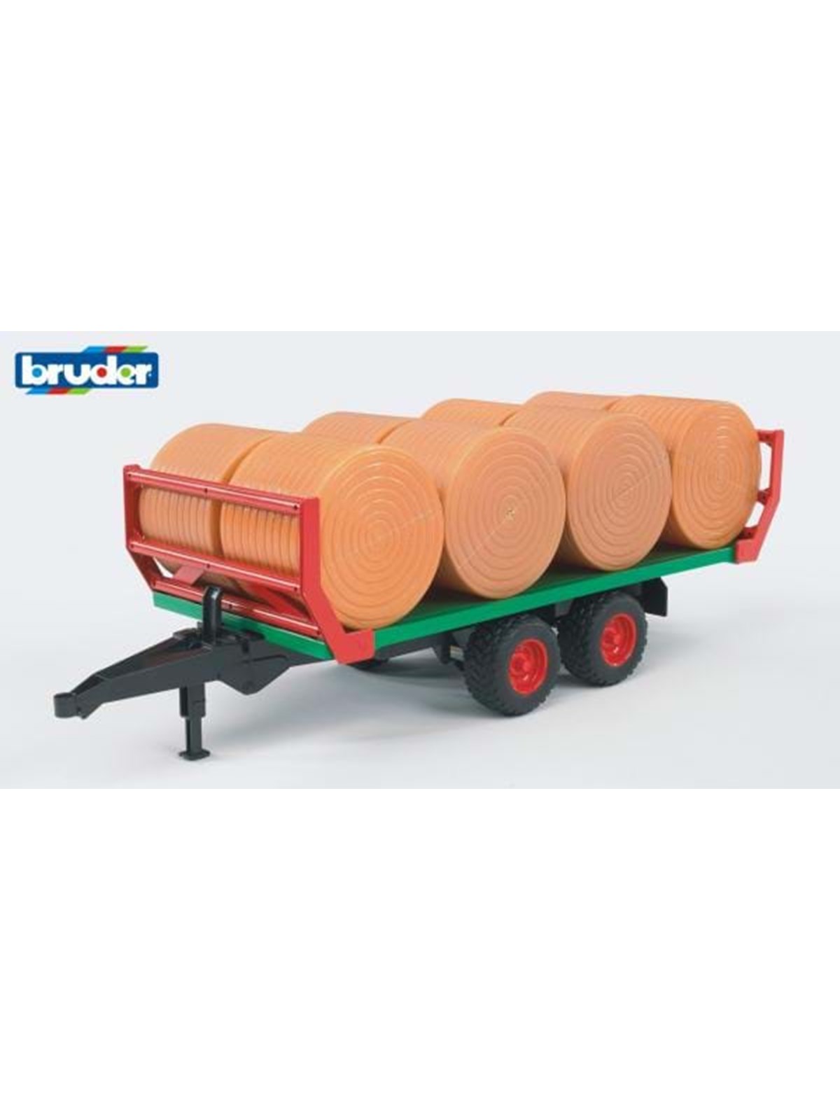 Bruder Bale transport trailer with 8 round bales, Legetøjsbil