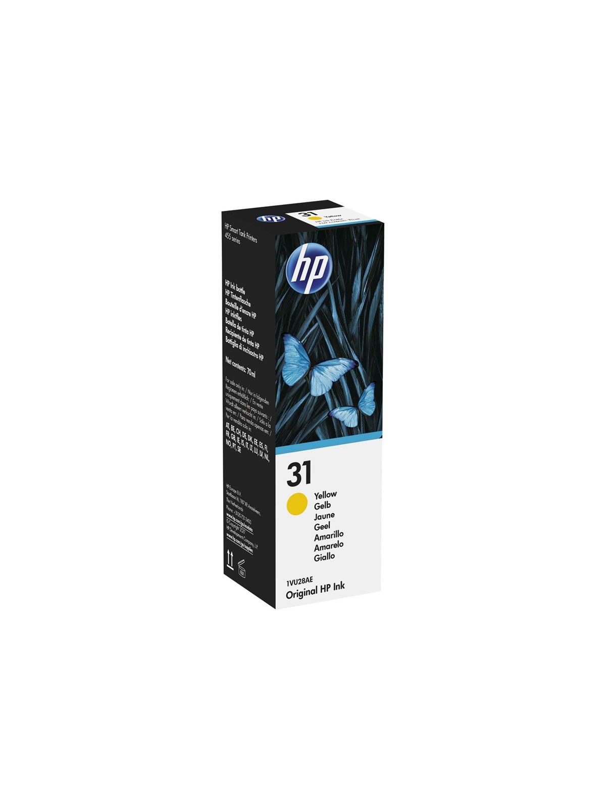 HP 31 / 1VU28æ Yellow Ink, Printerpatron Og Toner