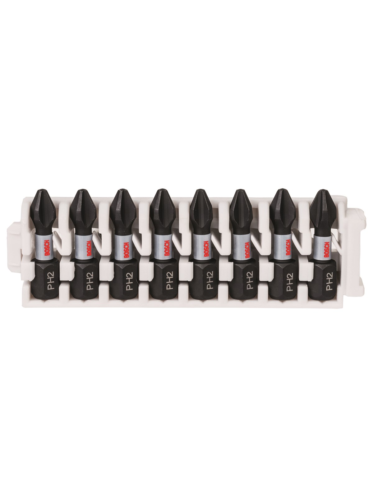 Bosch Impact Control-skruetrækker bitsæt, 8 dele, 8xPH2, Bor Og Bits