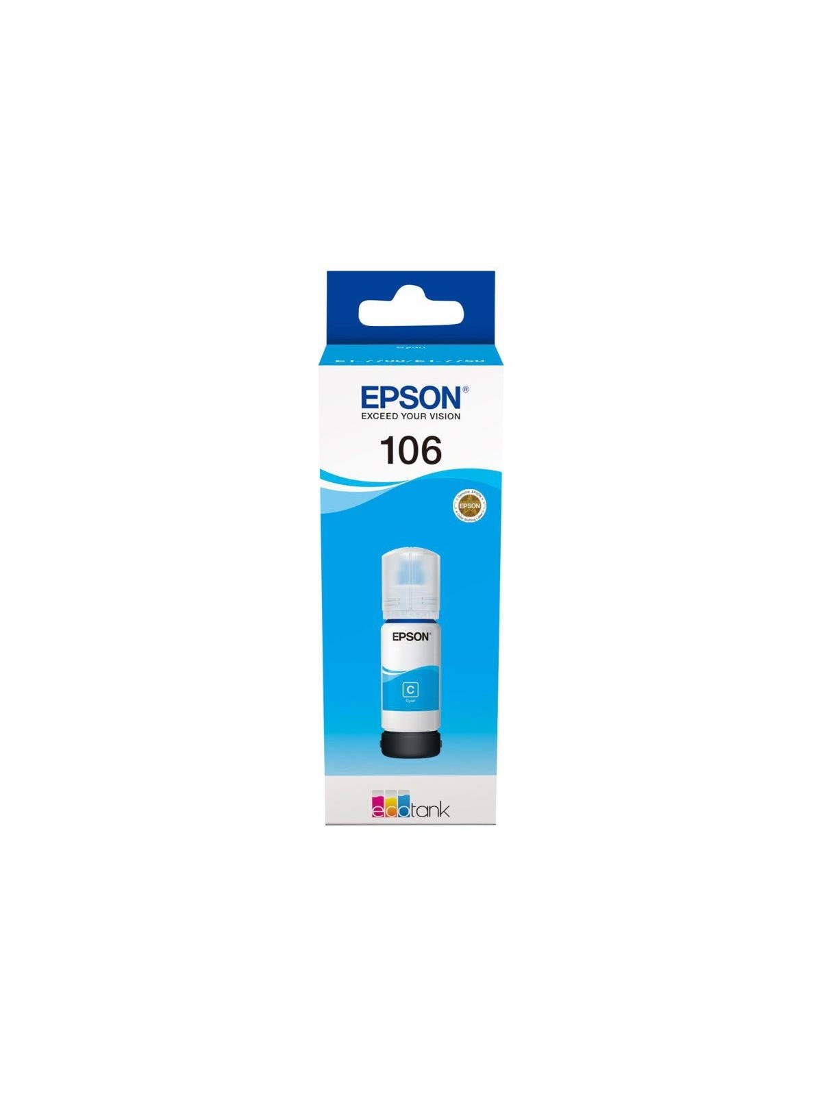 Epson 106 - Original Cyan Ink, Printerpatron Og Toner