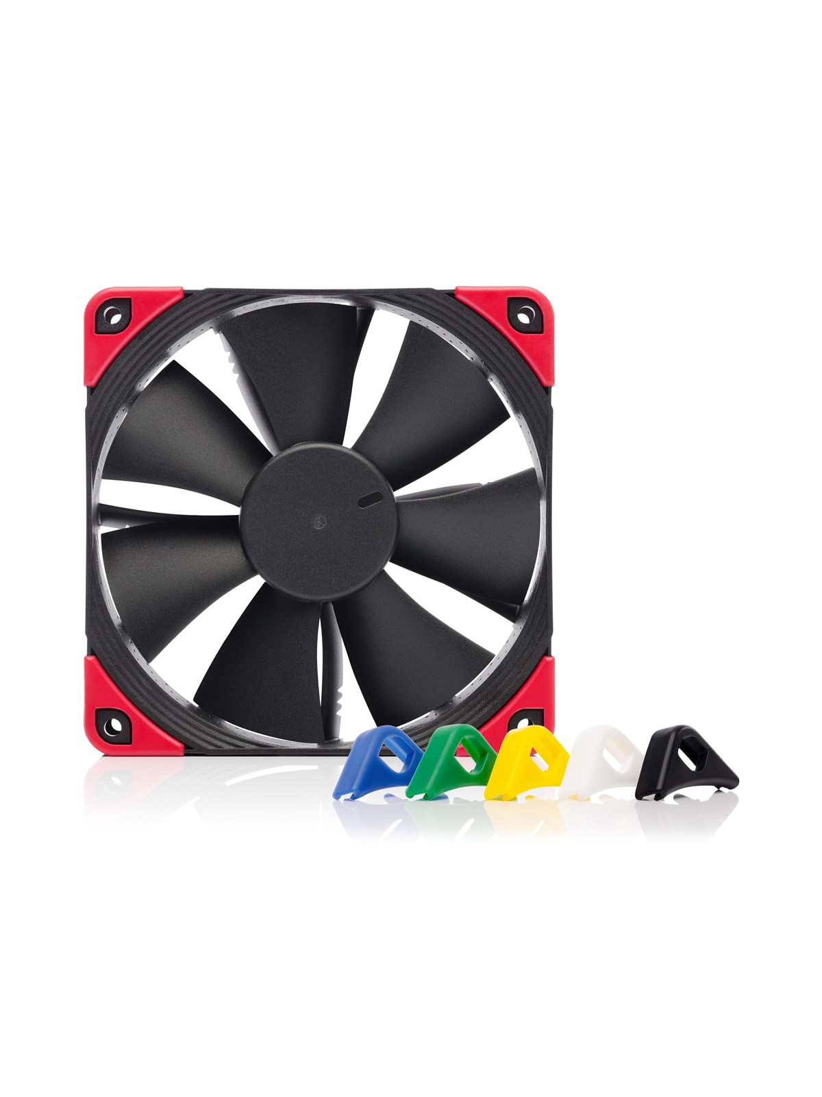 Noctua NF-F12 PWM chromax.black.swap - Kabinet køler - 120mm - Sort - 22 dBA