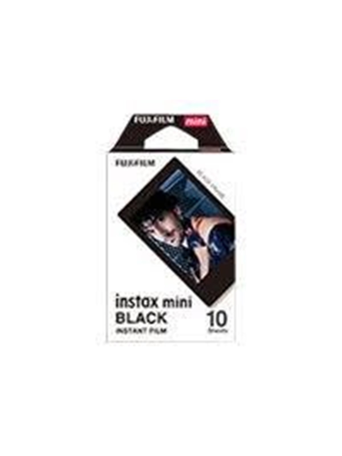 Fujifilm INSTAX Mini film - 10 stykker - Sort, Fotofilm