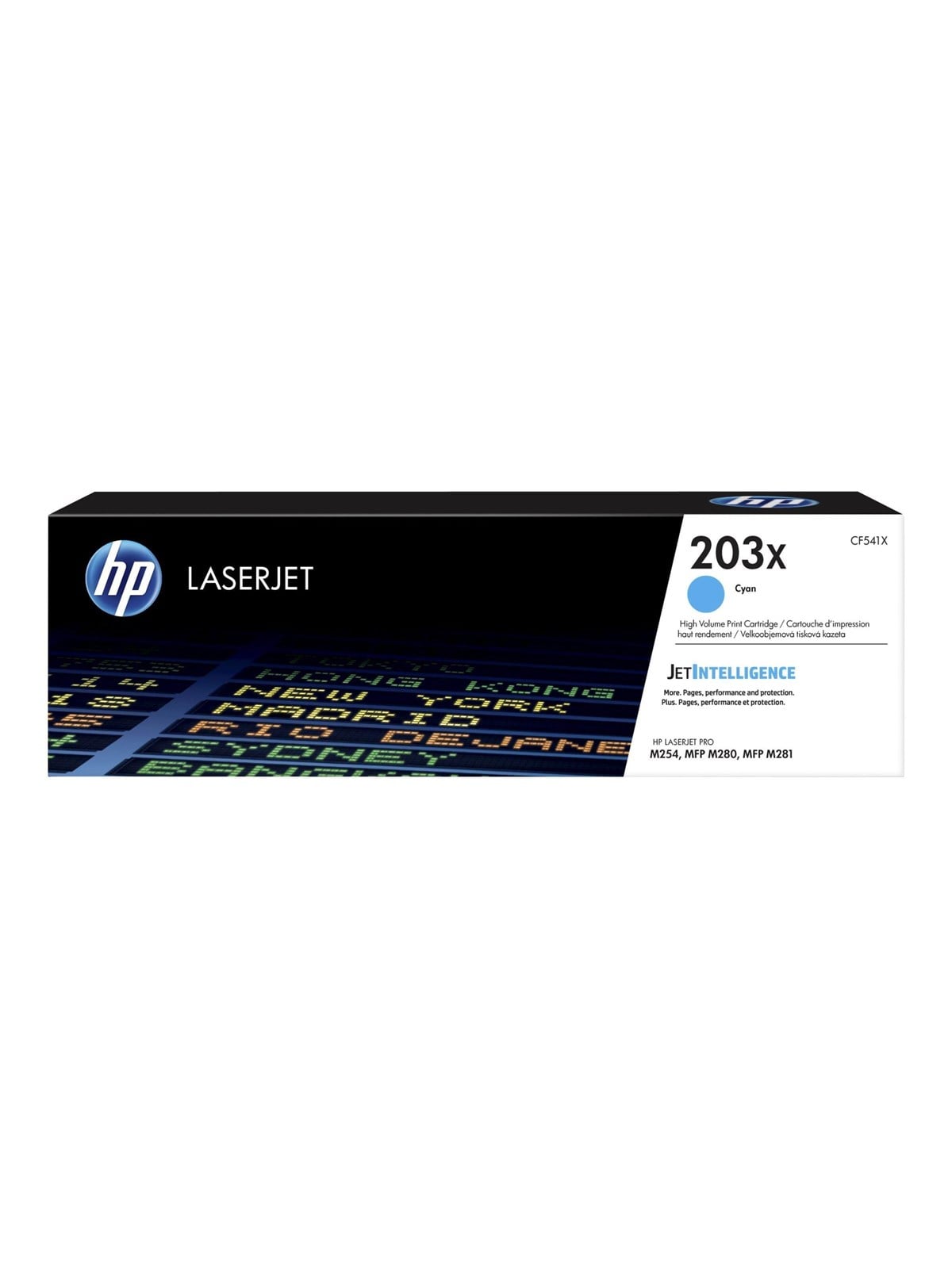 HP 203X / CF541X High Capacity Cyan Toner, Printerpatron Og Toner