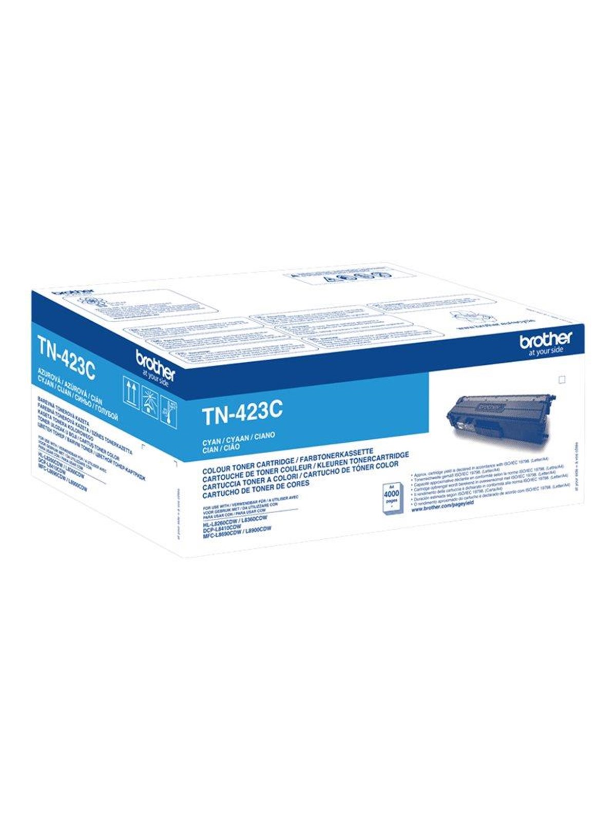 Brother TN 423C / TN423C High Capacity, Printerpatron Og Toner
