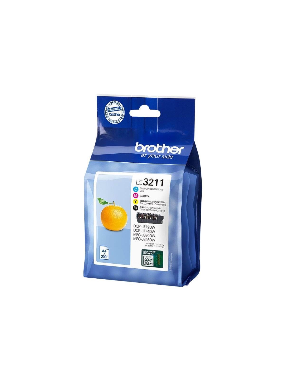 Brother LC3211VAL / LC 3211 Value Pack 4-Pack, Printerpatron Og Toner