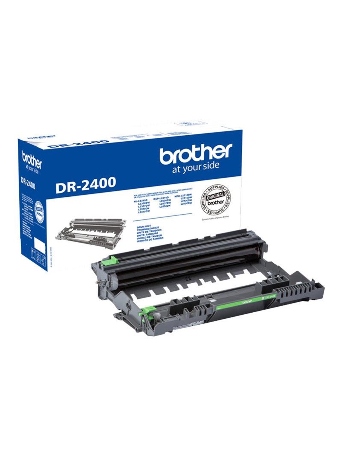 Brother DR2400 / DR 2400 Black Drum Kit, Printerpatron Og Toner