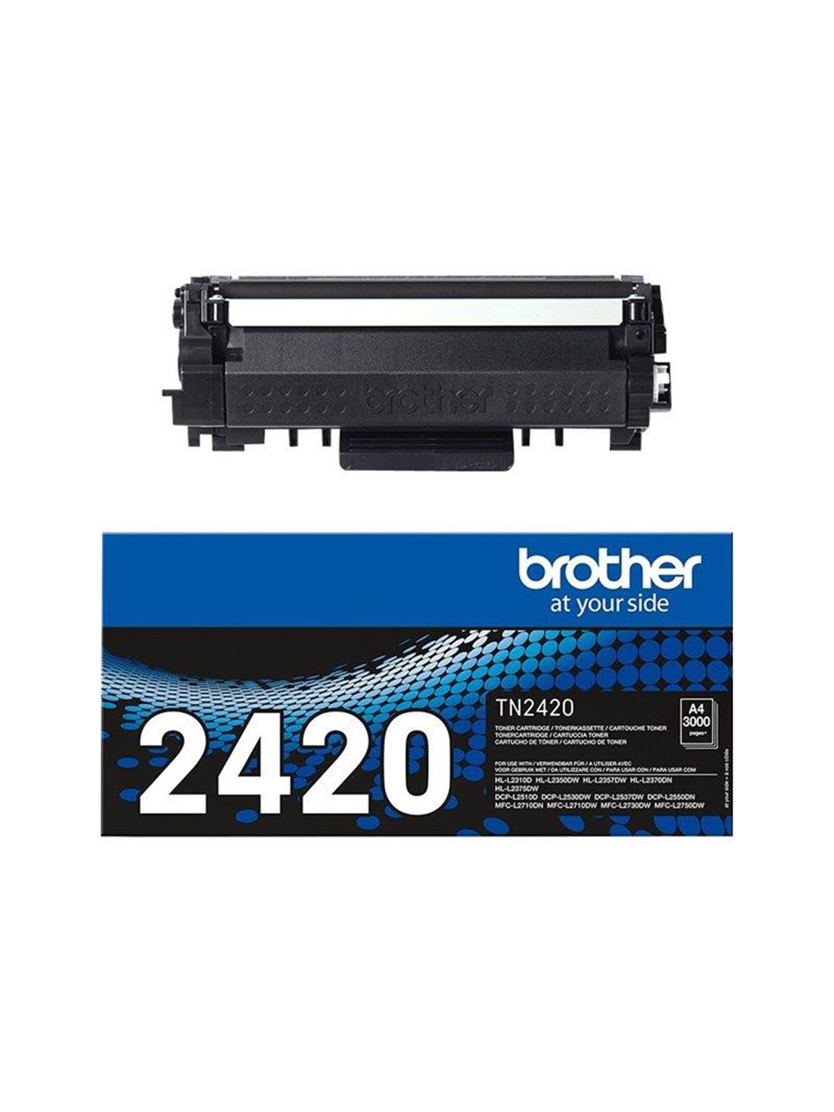 Brother TN2420 / TN 2420 Black Toner, Printerpatron Og Toner