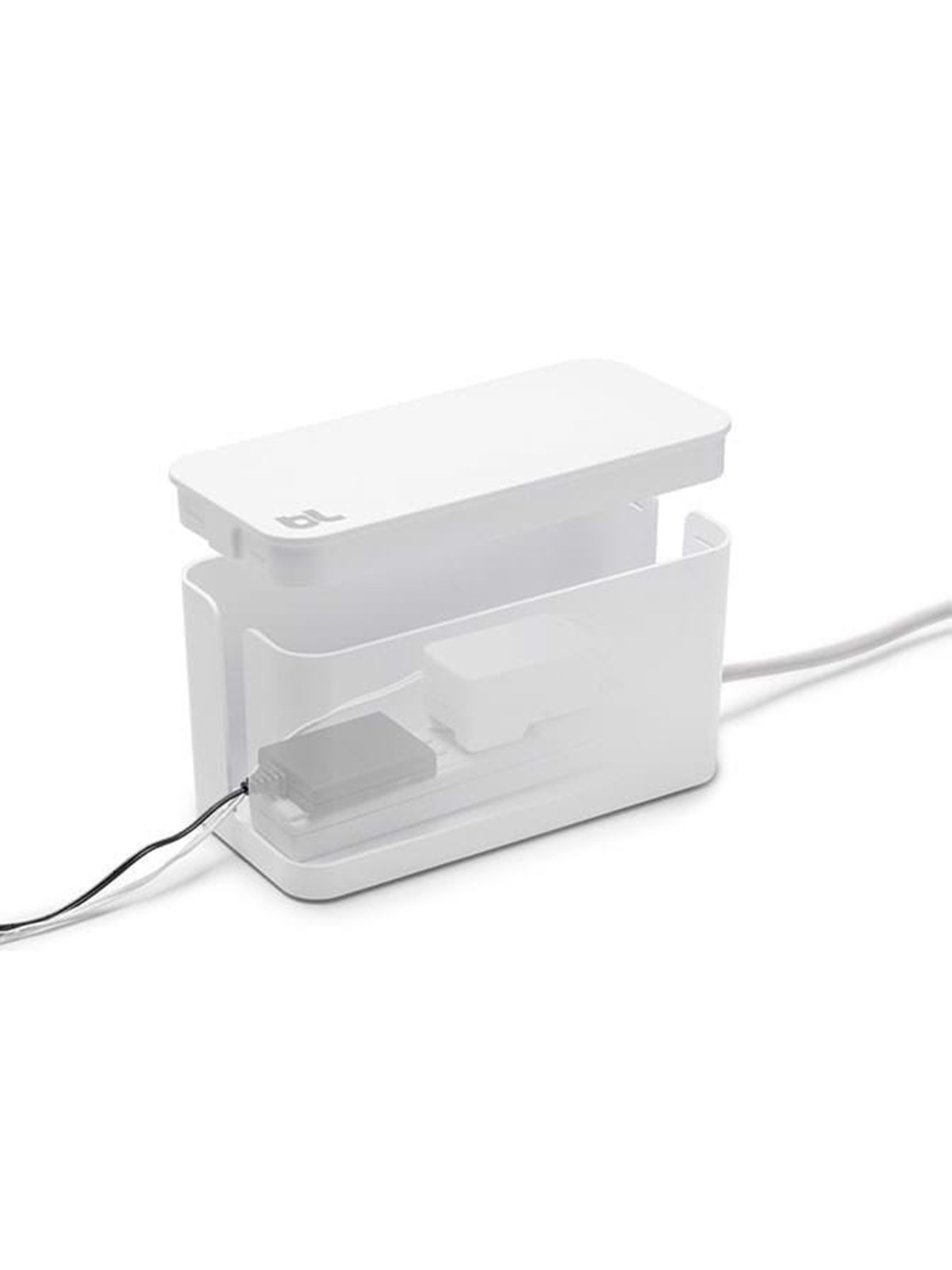 Bluelounge Design Cablebox Mini - White, Mobil Tilbehør