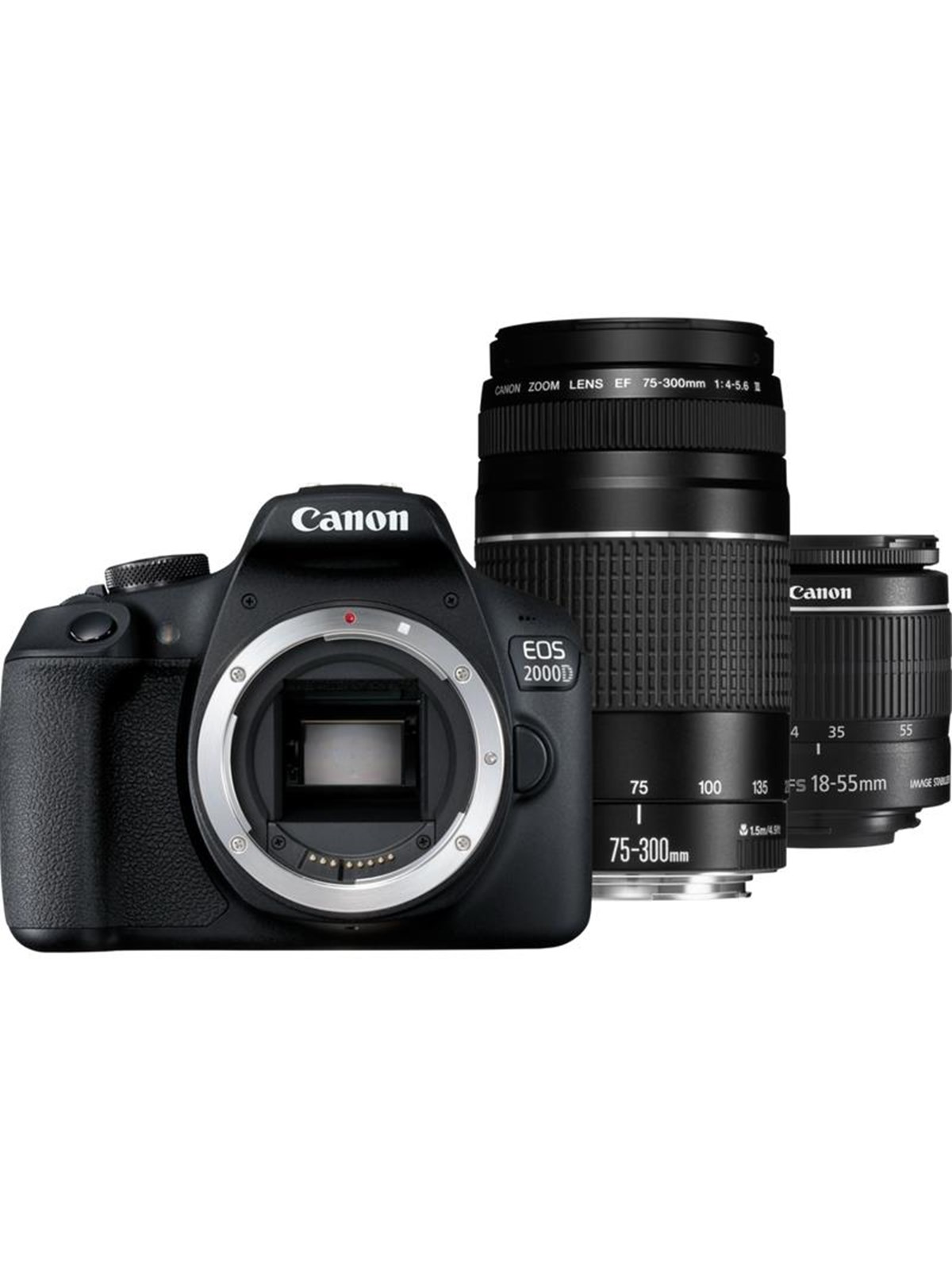 Canon EOS 2000D 18-55mm IS II + EF 75-300mm III, Kamera