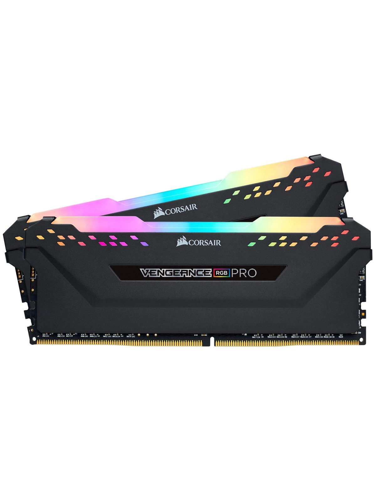 Corsair Vengeance RGB PRO DDR4-3000 - 16GB - CL15 - Dual Channel (2 pcs) - Intel XMP - Sort med RGB