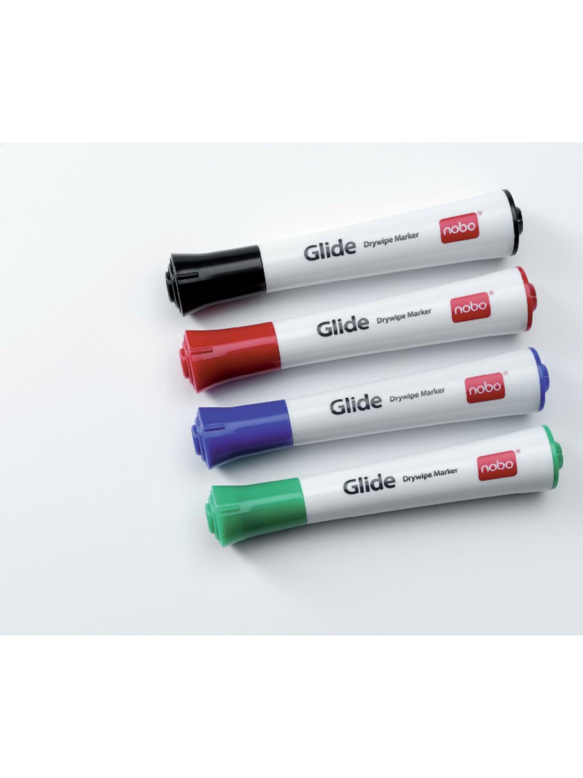 Nobo Whiteboard markere, Glide Dry Wipe (assorteret 4 stk.), Tegneværktøj