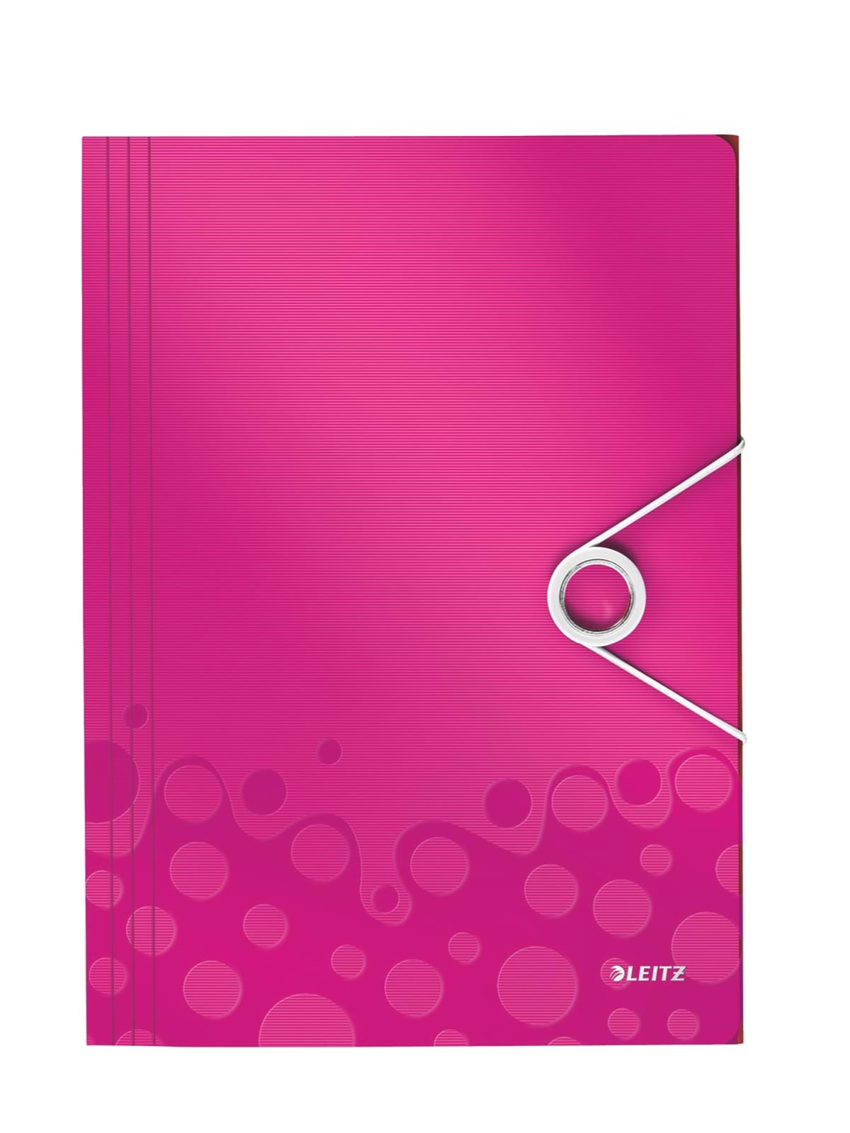 Leitz 3-klap elastikmappe WOW PP A4 pink, Mappe