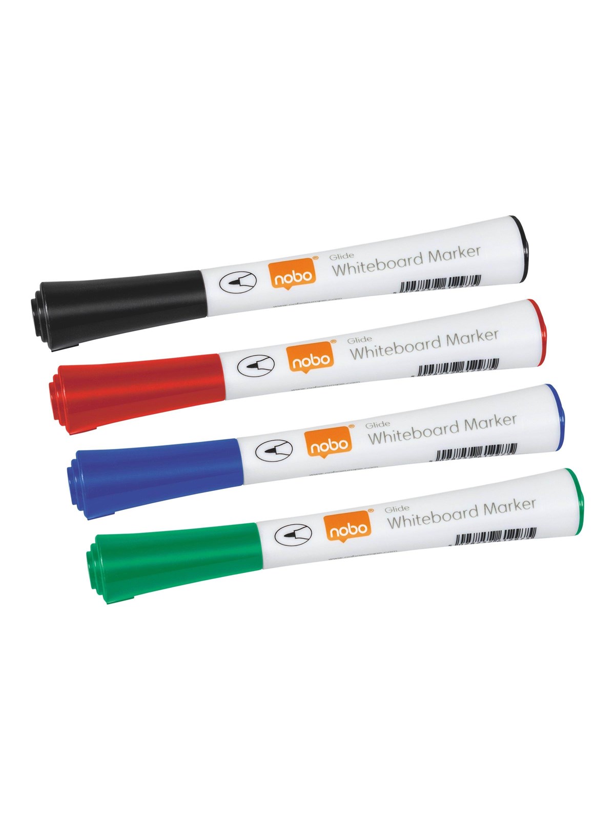 Nobo Whiteboardmarker Glide Fine ass p/4, Tegneværktøj