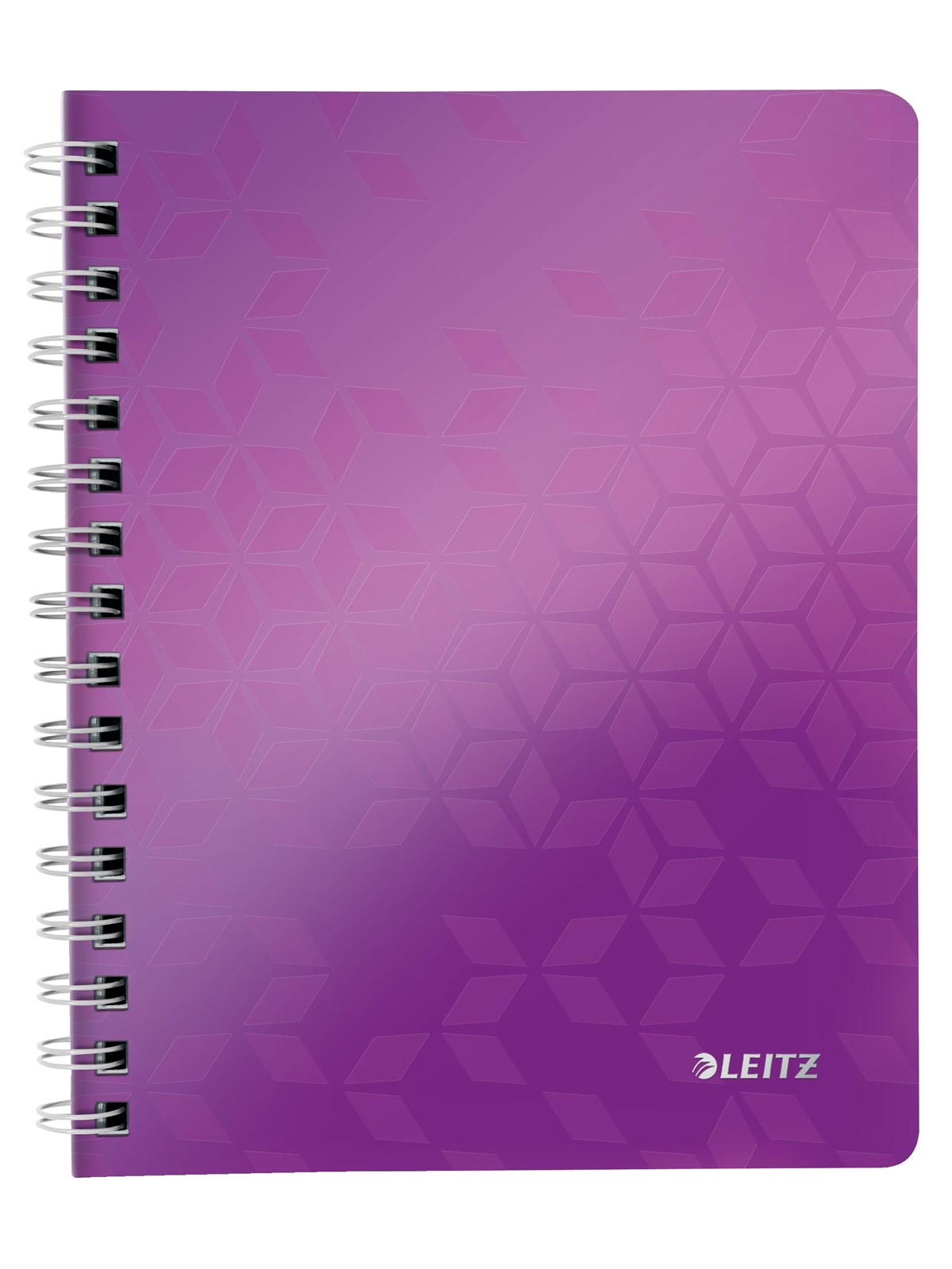 Leitz Notesblok WOW PP A5 linjeret 80 gram 80 ark Lilla, Notesbog