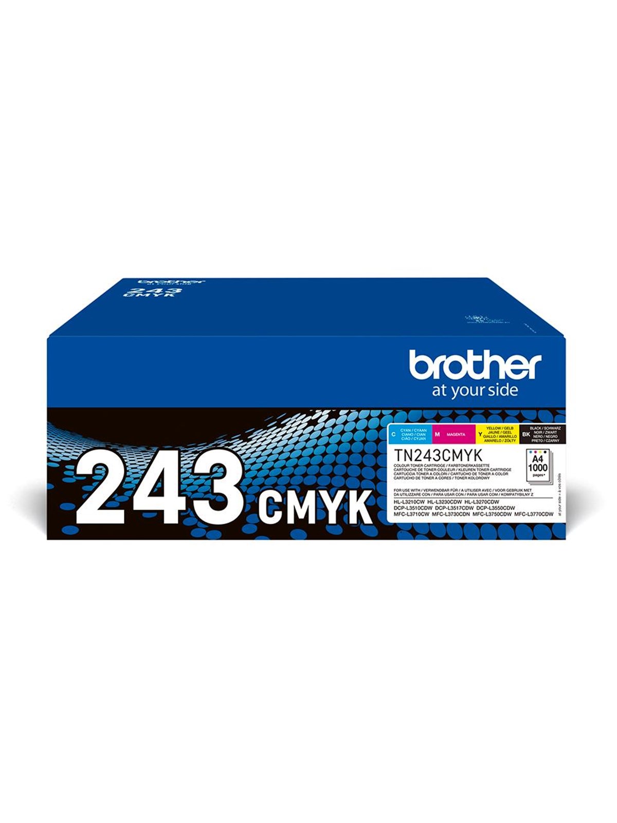 Brother TN243CMYK / TN 243CMYK Value Pack 4-Pack, Printerpatron Og Toner