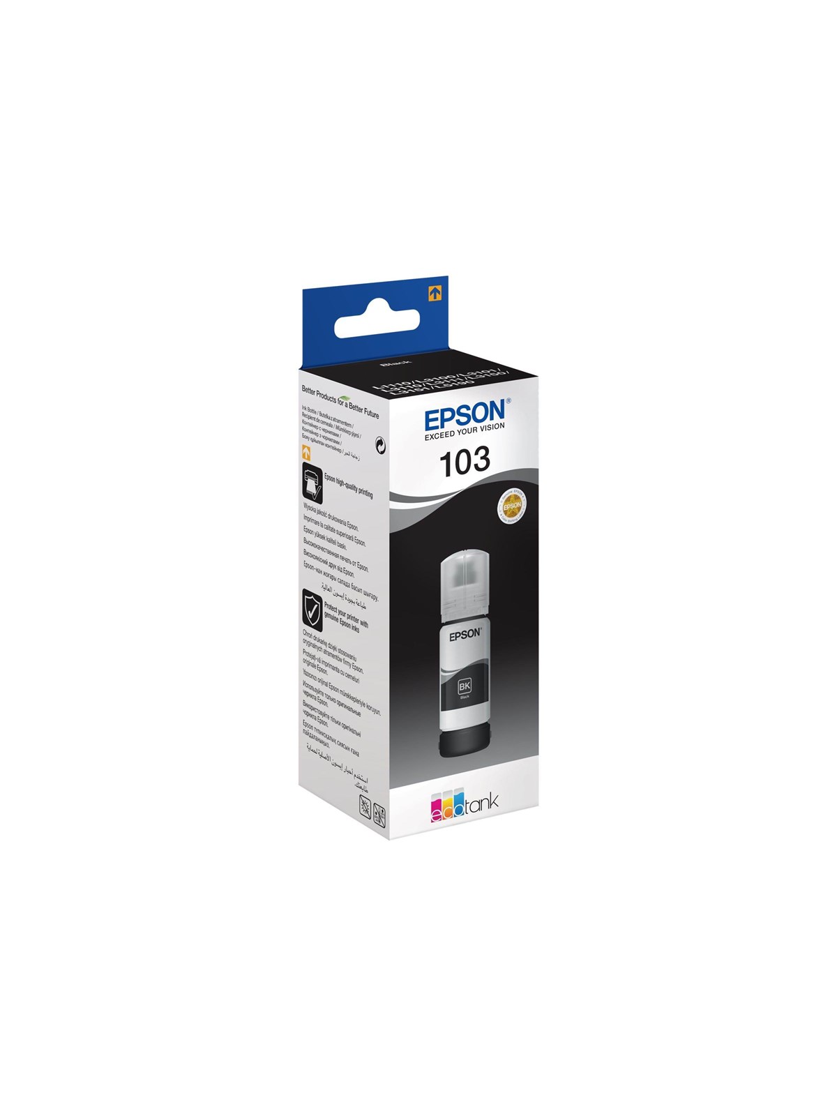 Epson 103 - black - ink refill, Printerpatron Og Toner