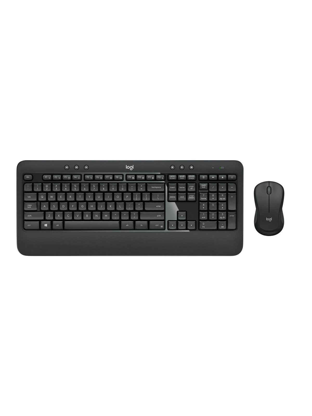 Logitech MK540 Advanded Wireless Combo - FR - Tastatur & Mus sæt - Fransk - Sort